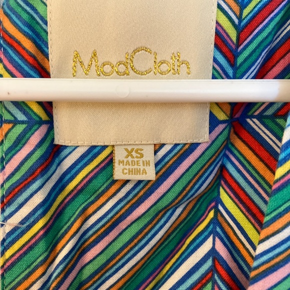 ModCloth Biking Through Brussels Prism Dress - Picture 2 of 4